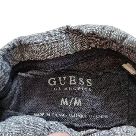 Guess Polo Shirt Men's Black Size M Short Sleeve Summer Outdoor - Picture 4 of 8